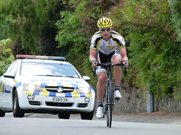 Odlin leads the elite road race